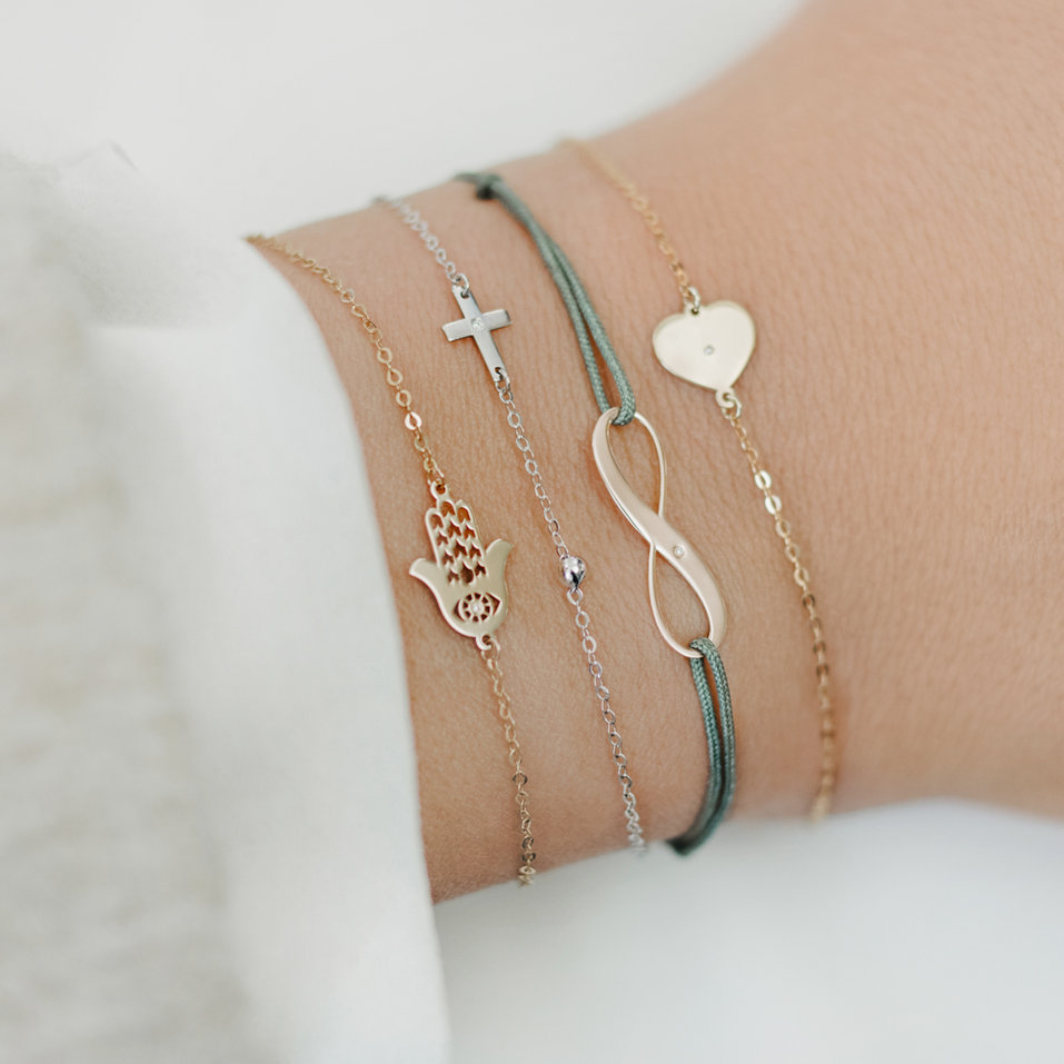 Náramok s diamantom Diamond Heart