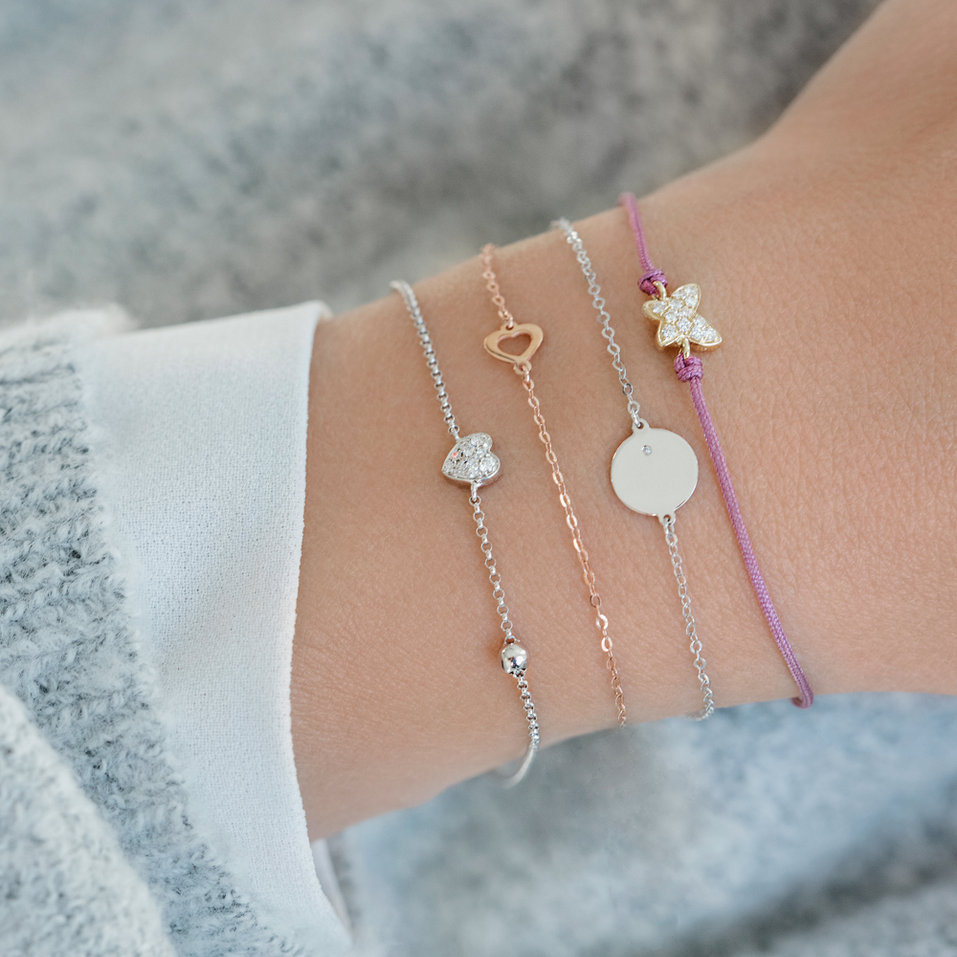 Náramok s diamantom One Heart