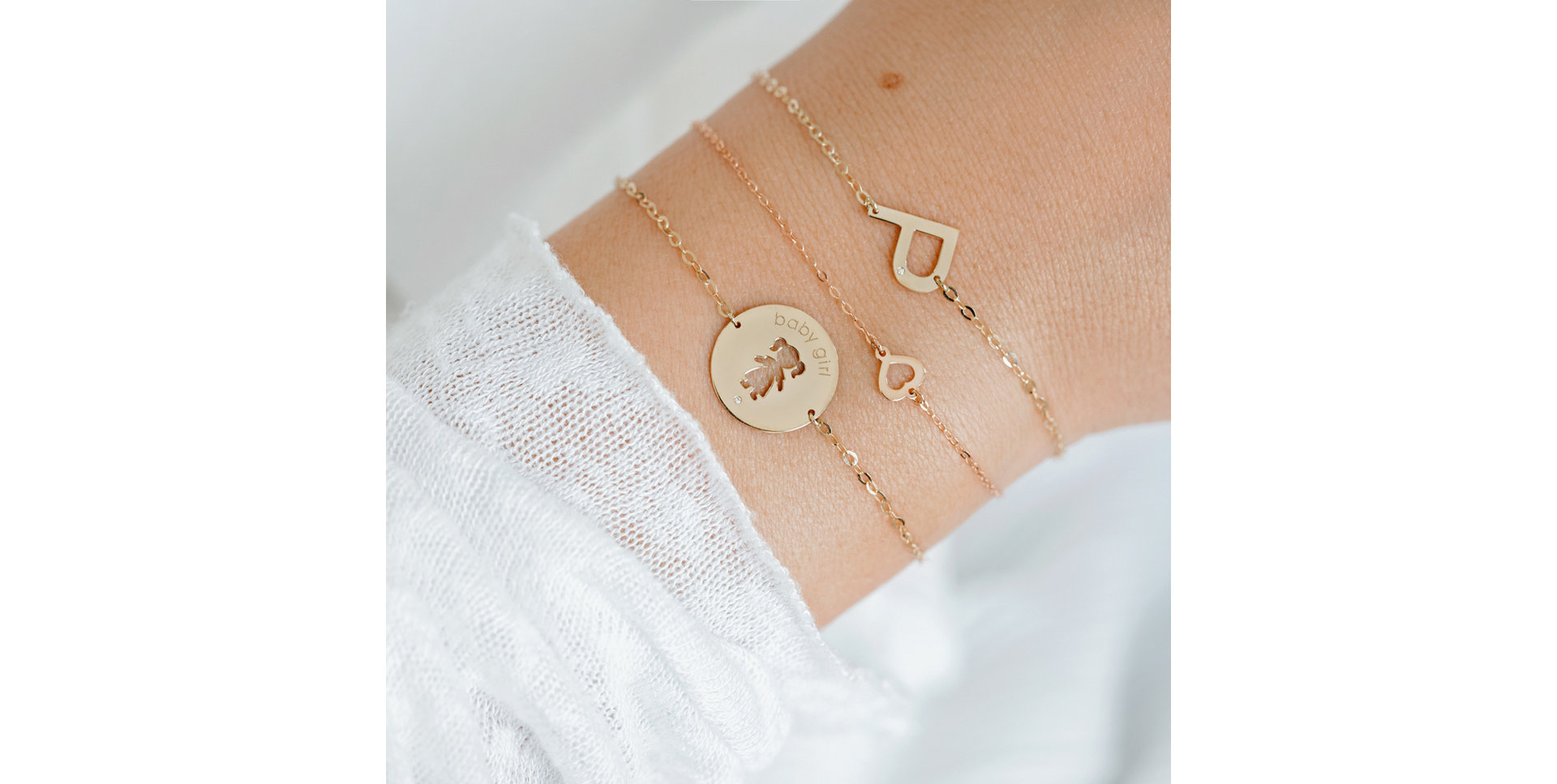 Náramok s diamantom One Heart