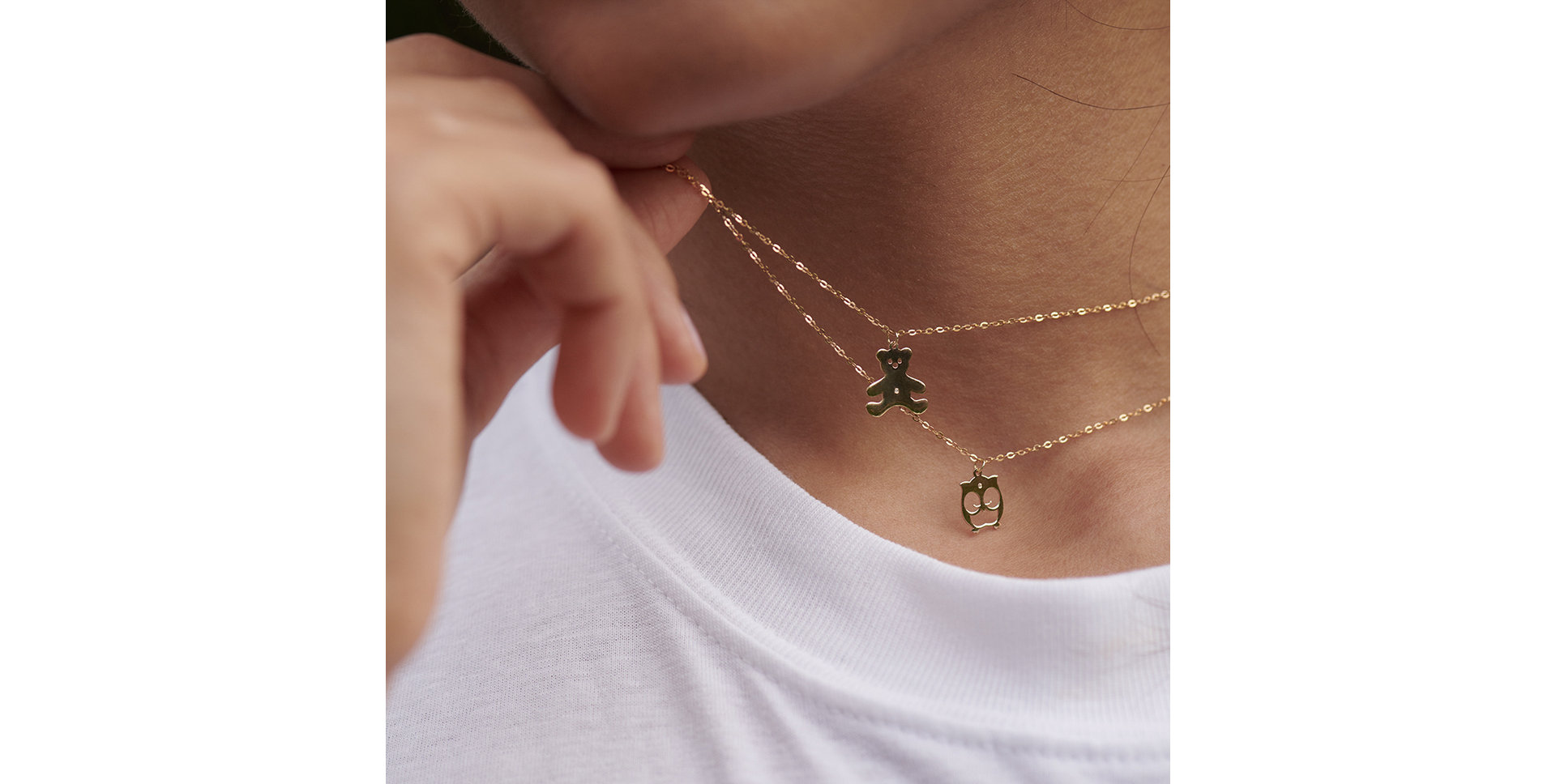 Náhrdelník s diamantom Teddy