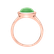 Prsteň s chryzoprasom Bonbon4
