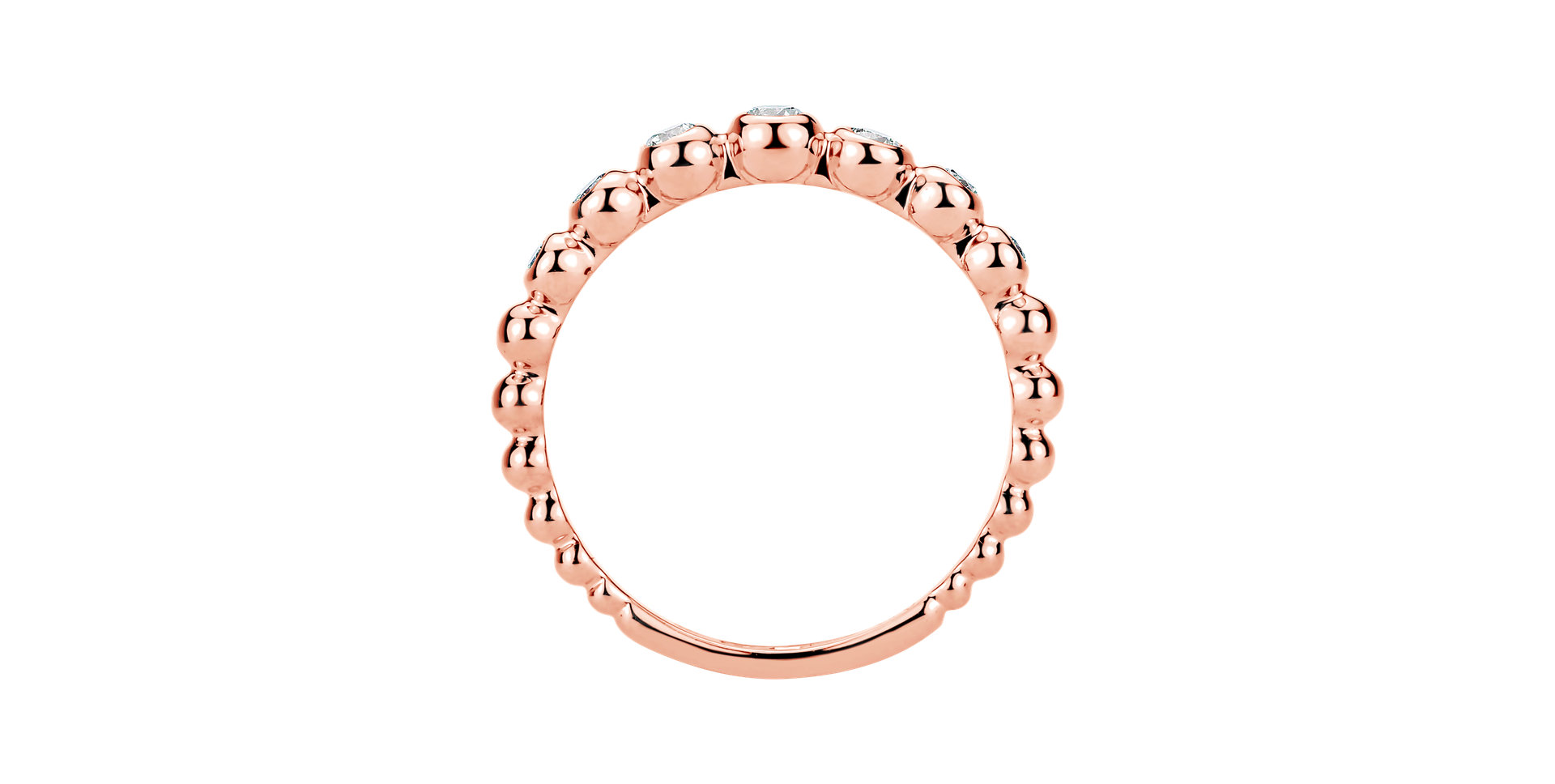 Prsteň s diamantmi Shiny Dots