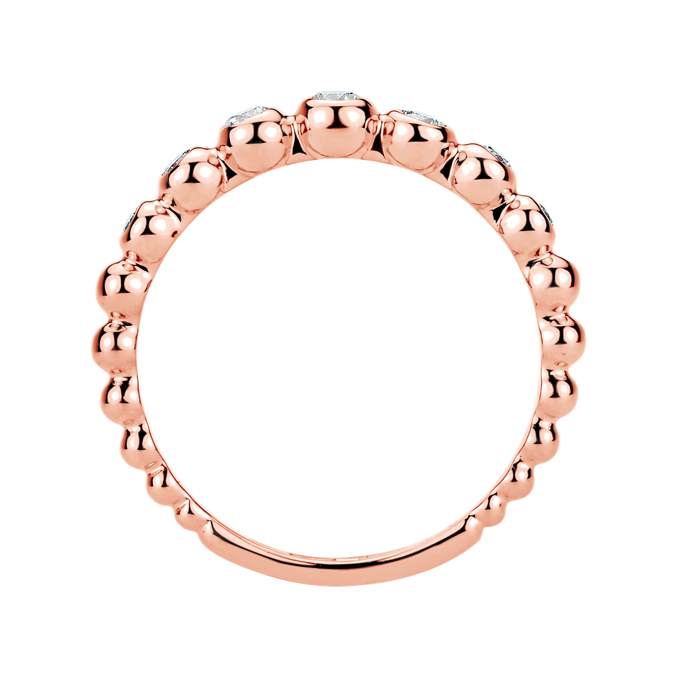 Prsteň s diamantmi Shiny Dots