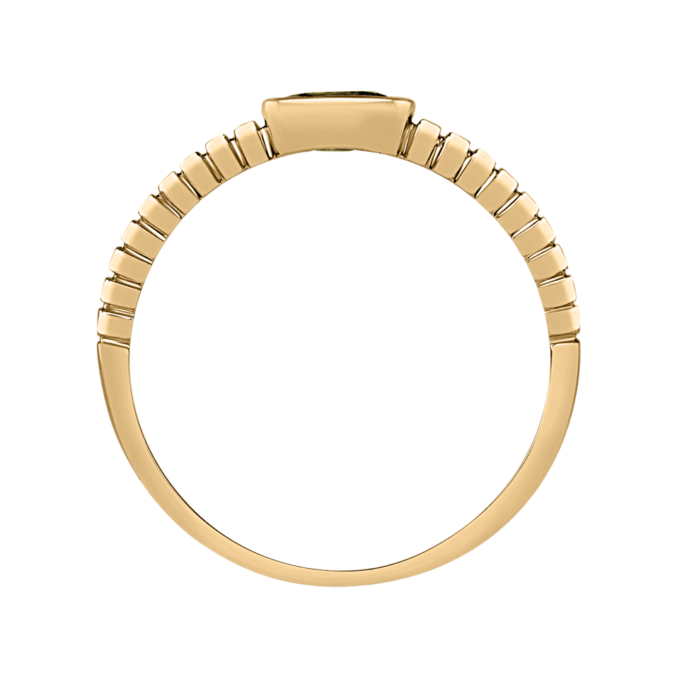 Prsteň so smoky quartzom Bonbon