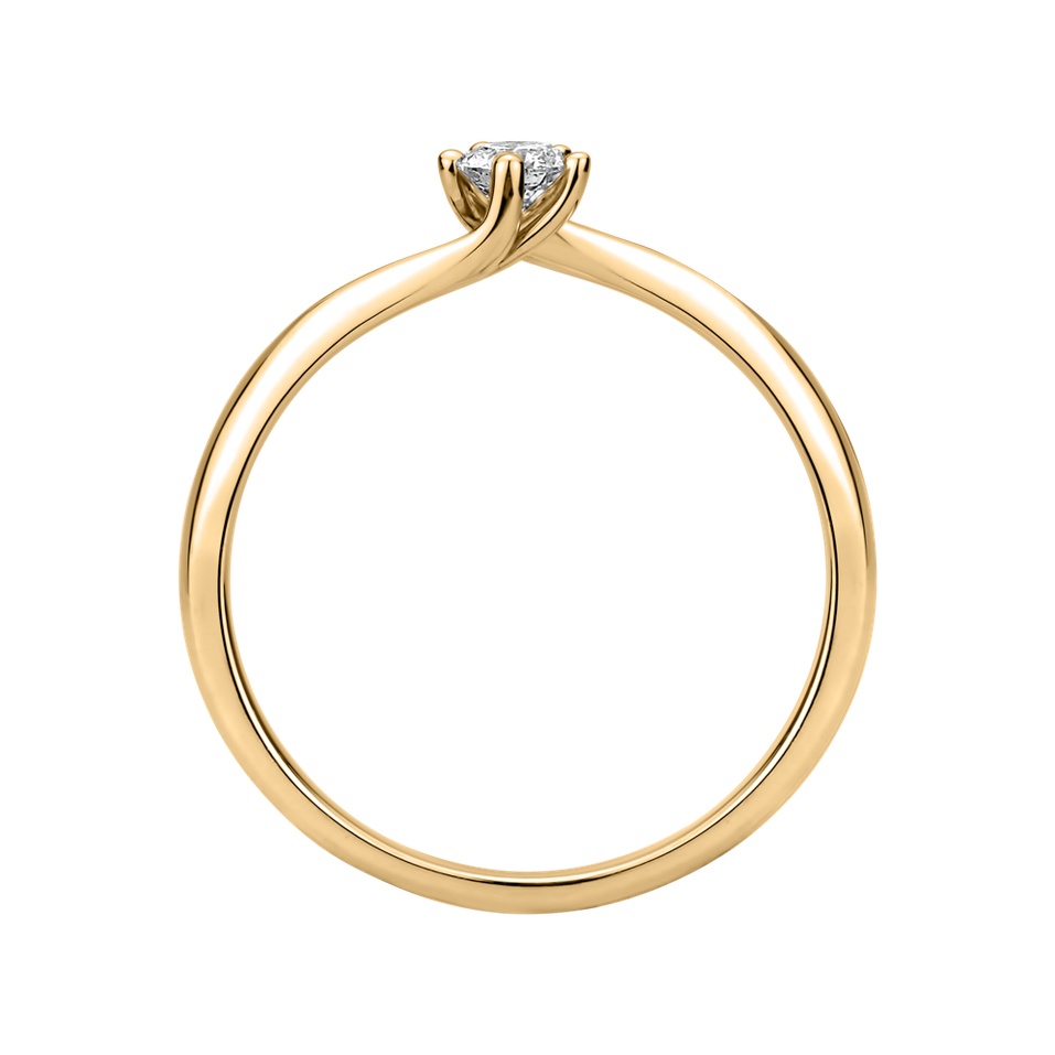 Prsteň s diamantom Vivid Love