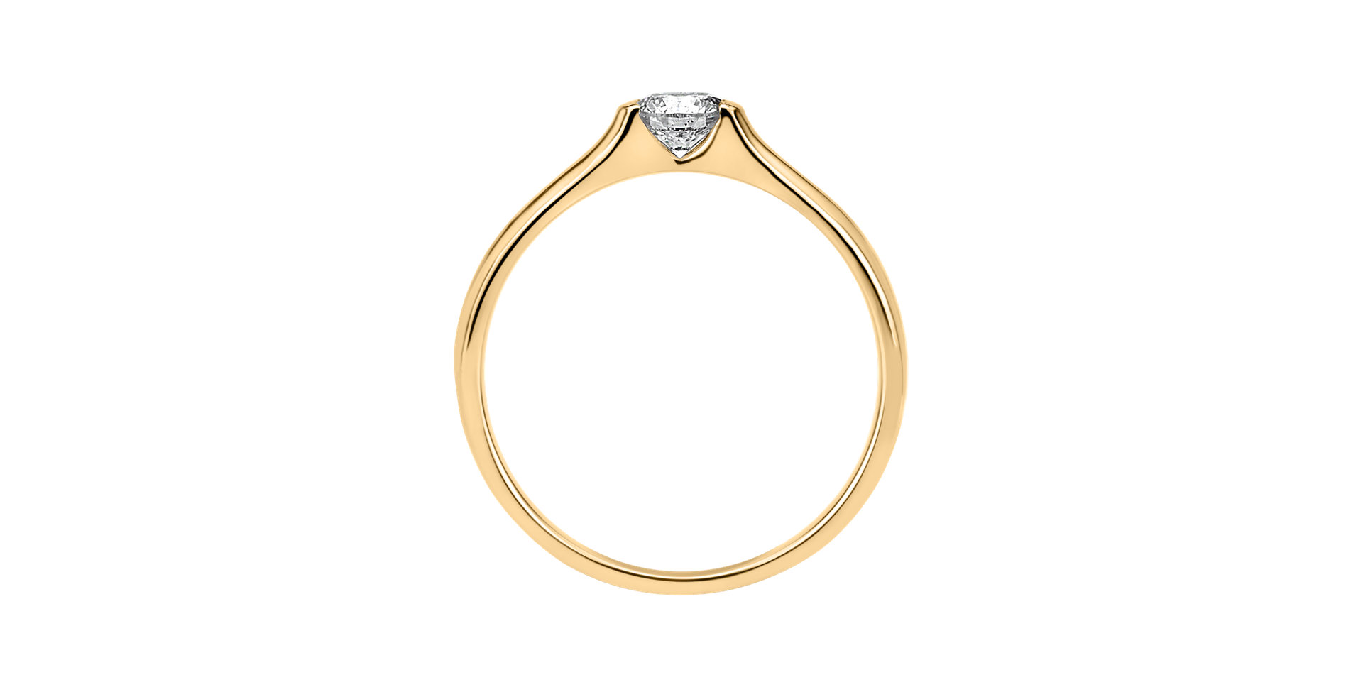 Prsteň s diamantom Brilliant Love