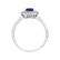 Prsteň s diamantmi a tanzanitom Princess4