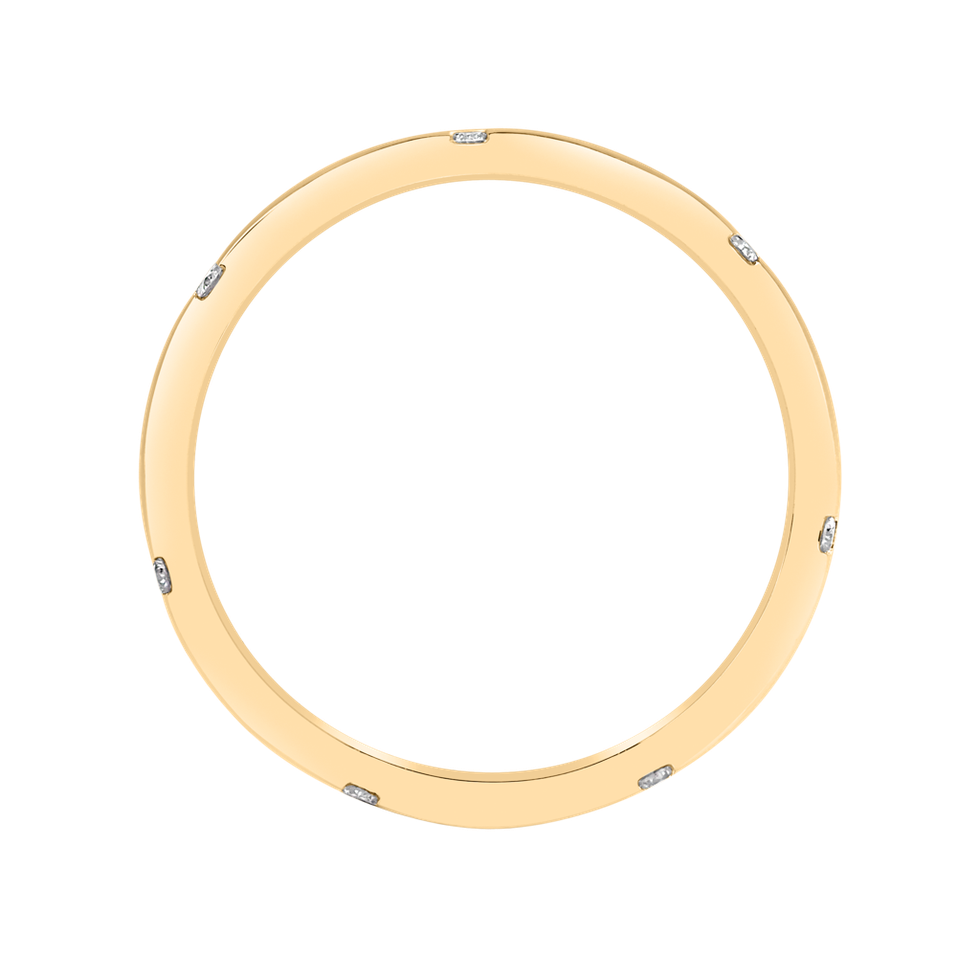 Prsteň s diamantmi Royal Crown