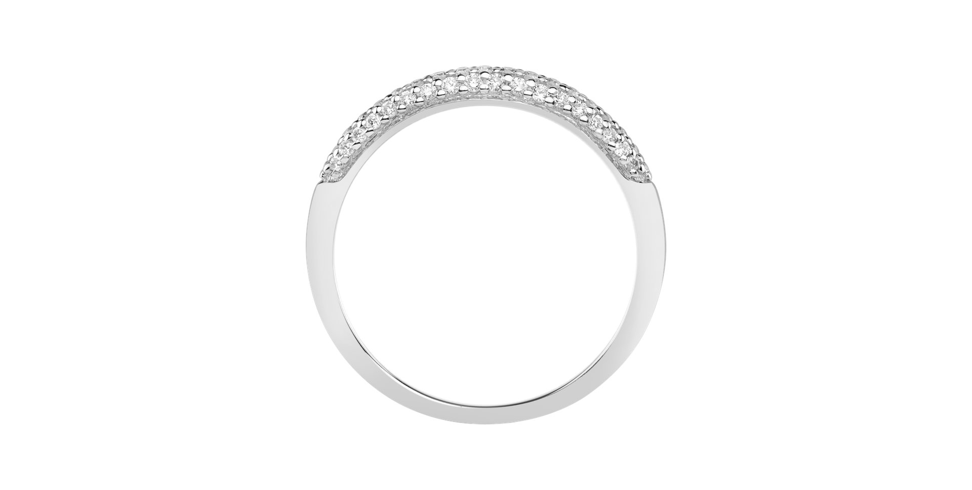 Prsteň s diamantmi Shiny Storm