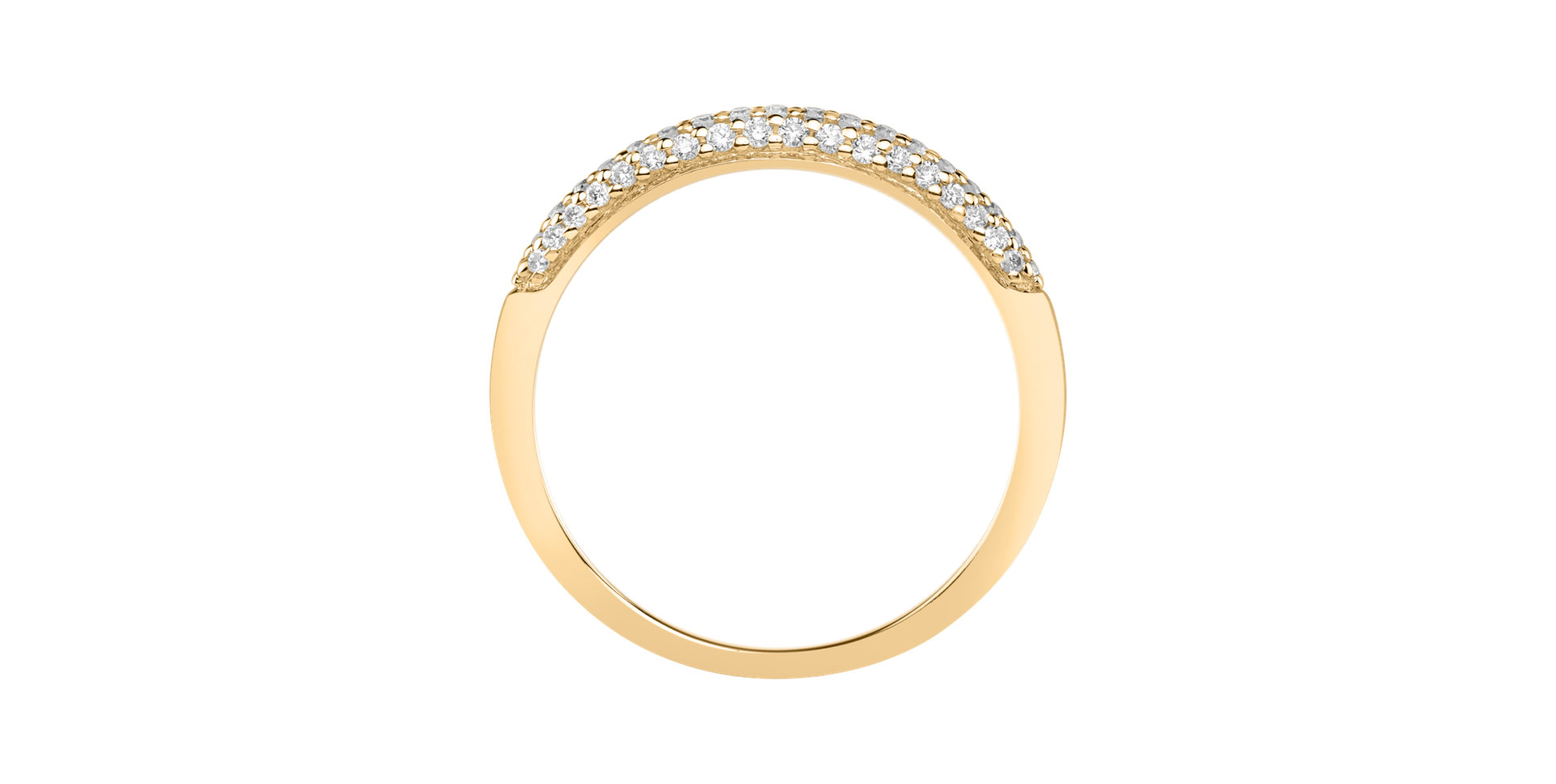 Prsteň s diamantmi Shiny Storm