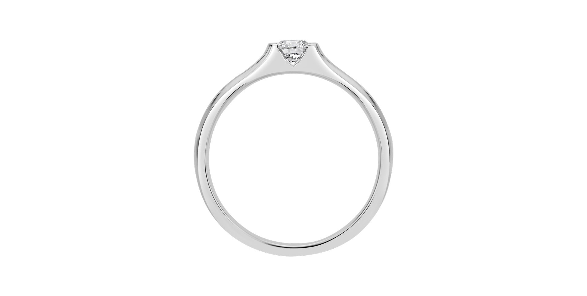 Prsteň s diamantom Brilliant Love