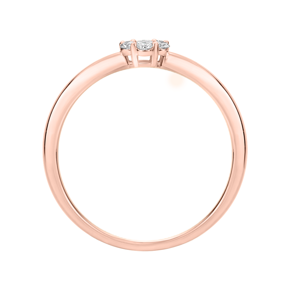 Prsteň s diamantmi Shiny Constellation