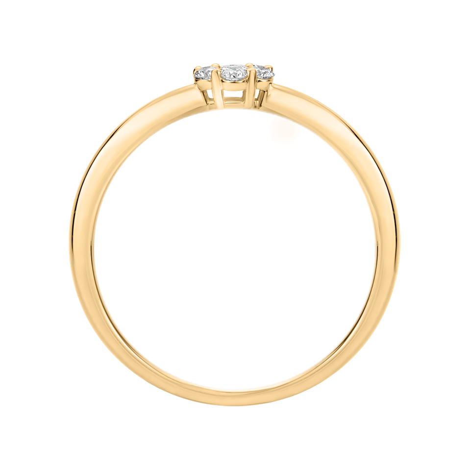 Prsteň s diamantmi Shiny Constellation