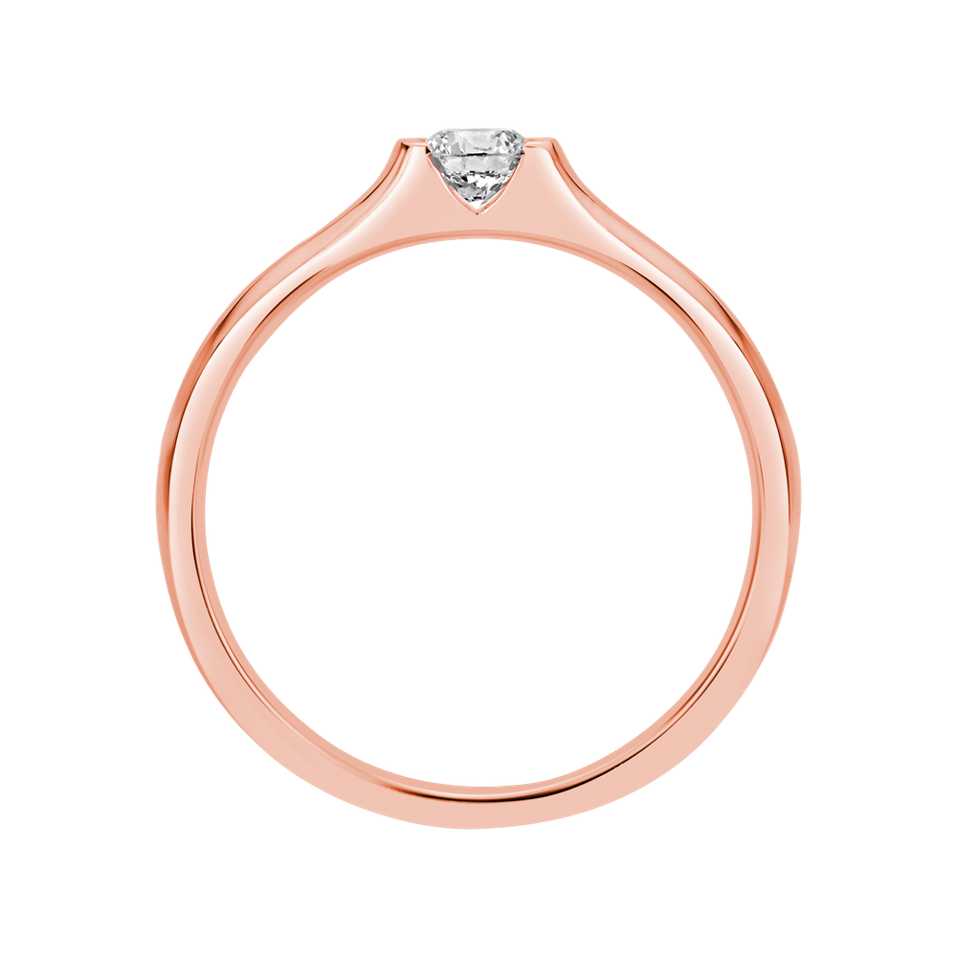 Prsteň s diamantom Brilliant Love