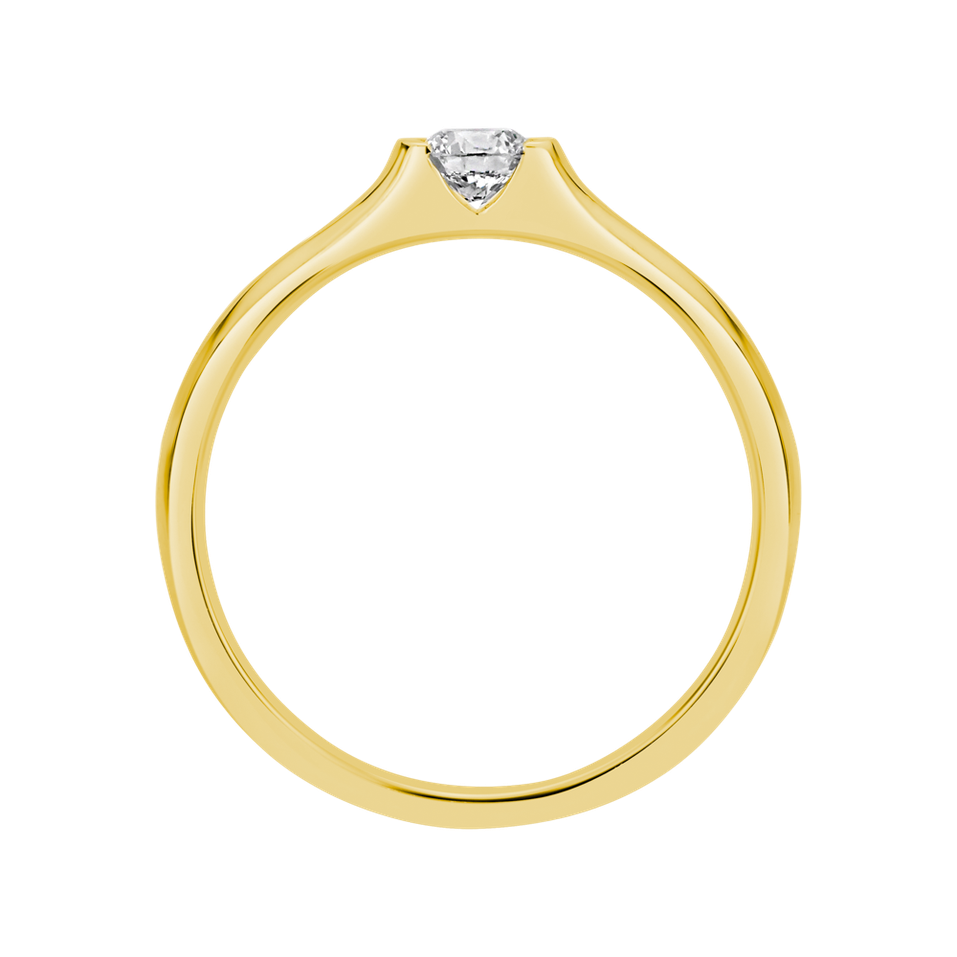 Prsteň s diamantom Brilliant Love