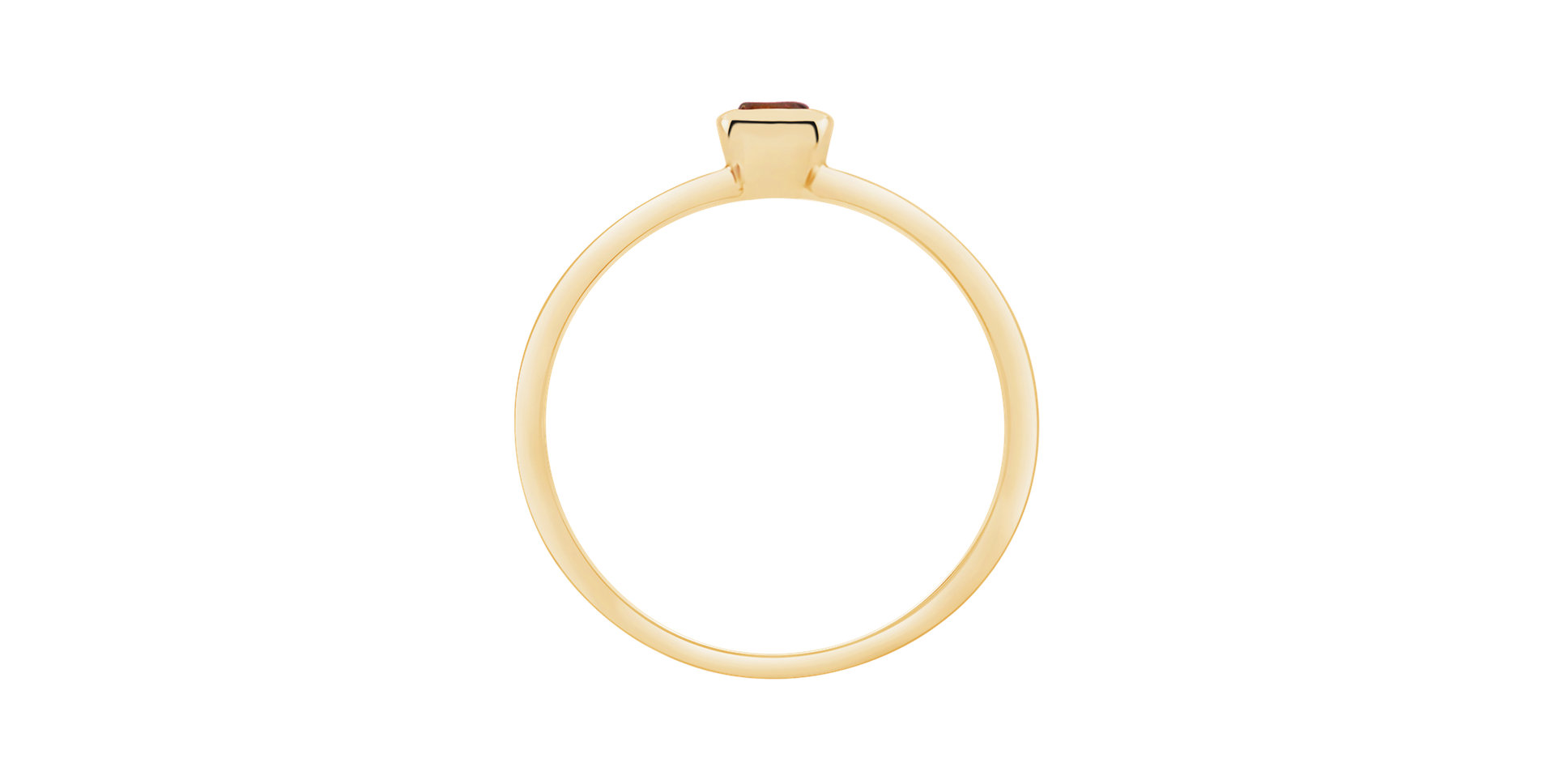 Prsteň s citrínom madeira Bonbon