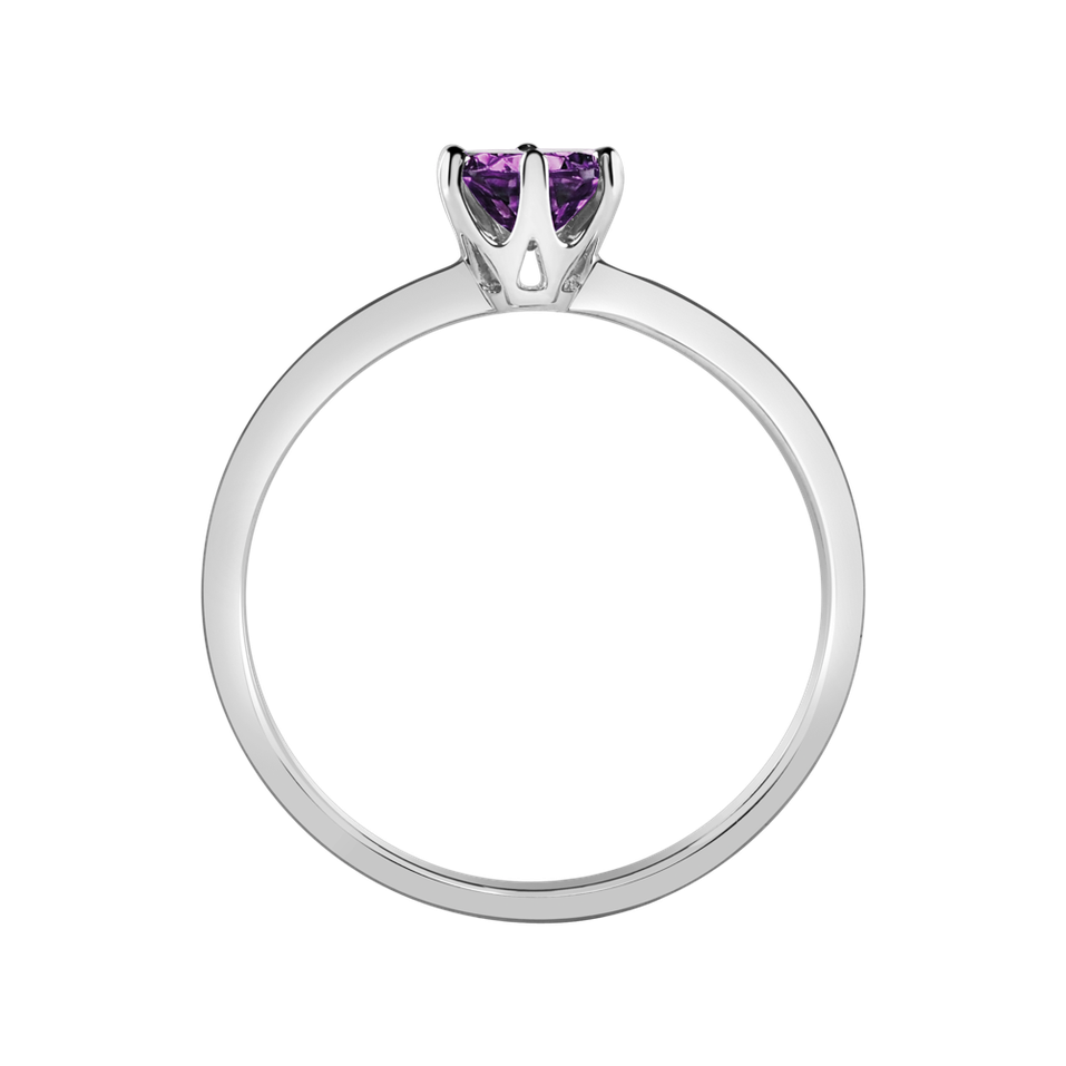 Prsteň s ametystom brazil Bonbon