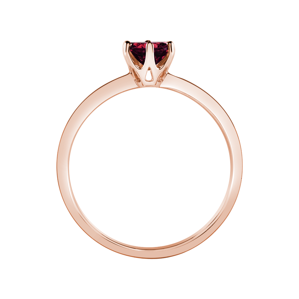 Prsteň s rhodolitom Bonbon