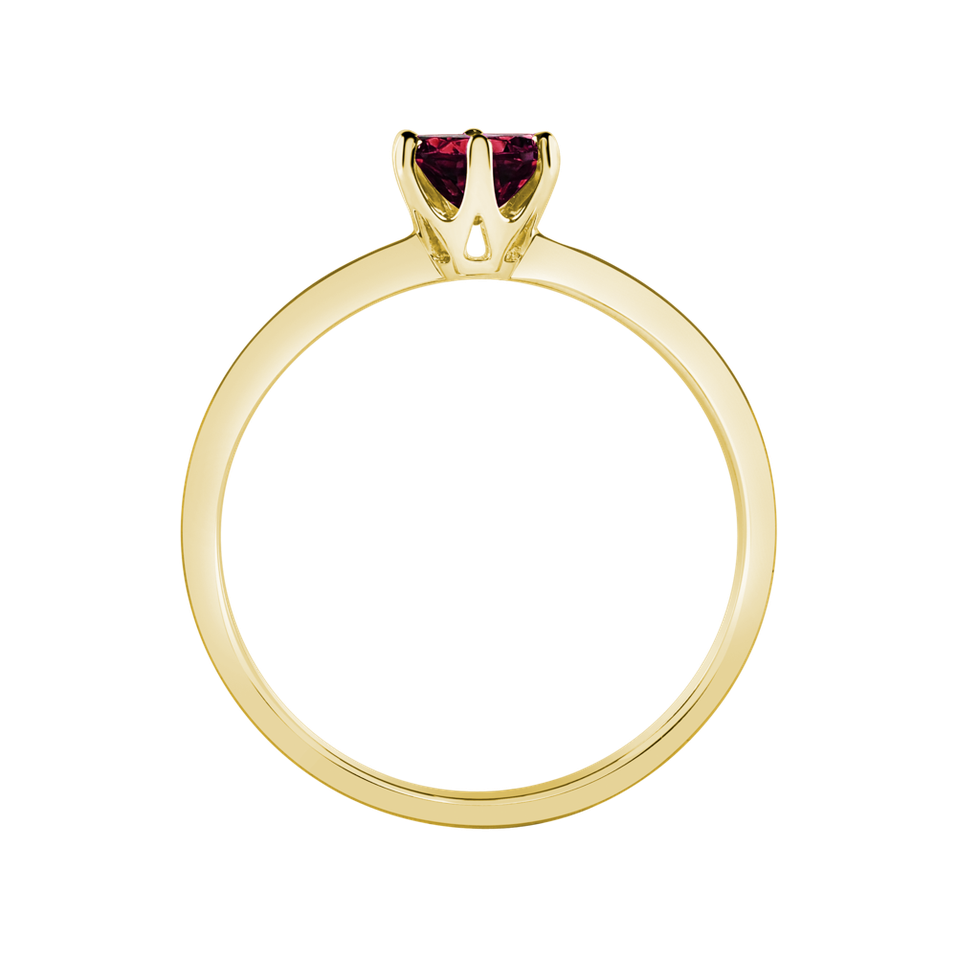 Prsteň s rhodolitom Bonbon