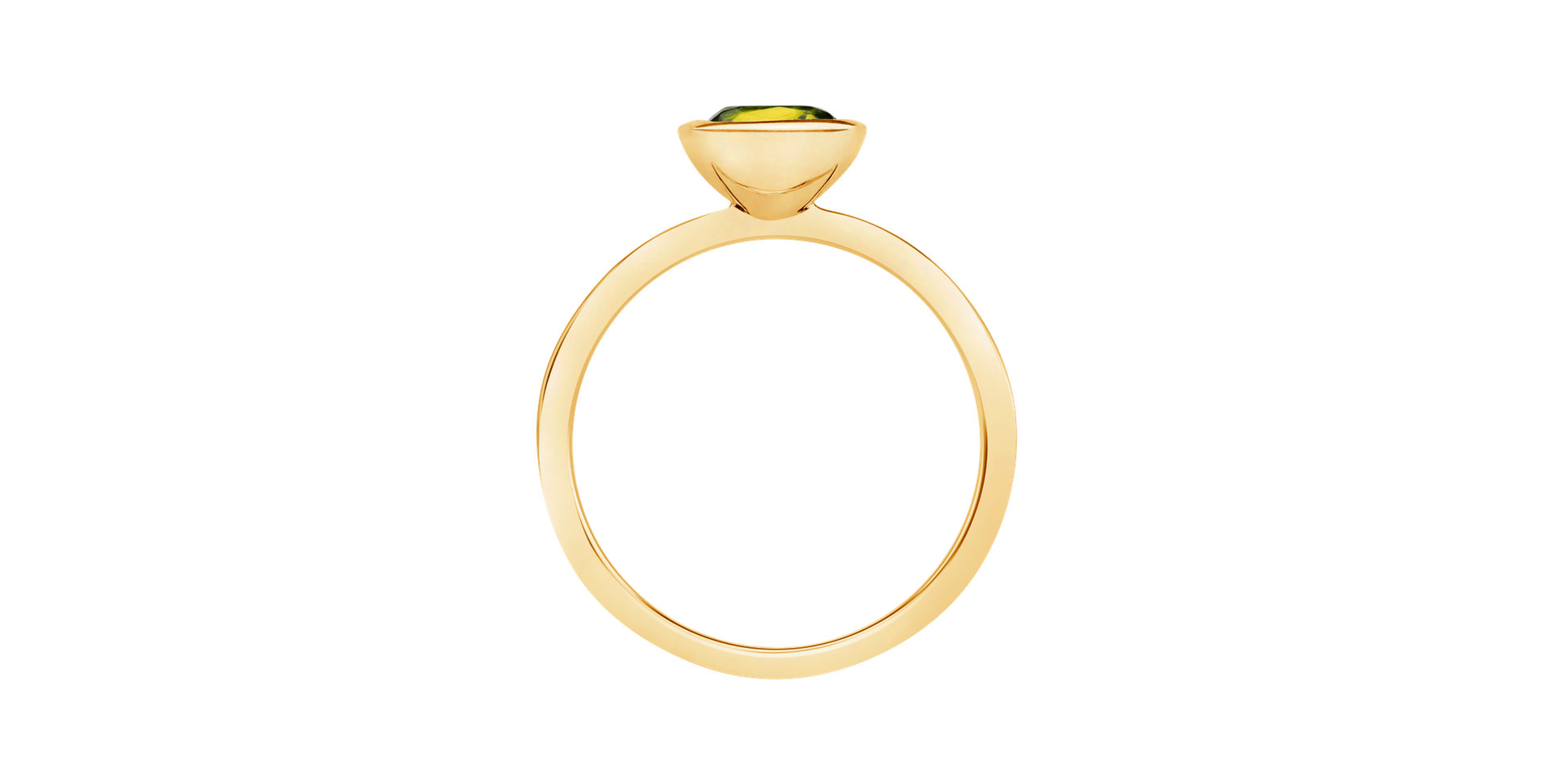 Prsteň s peridotom Space Bonbon