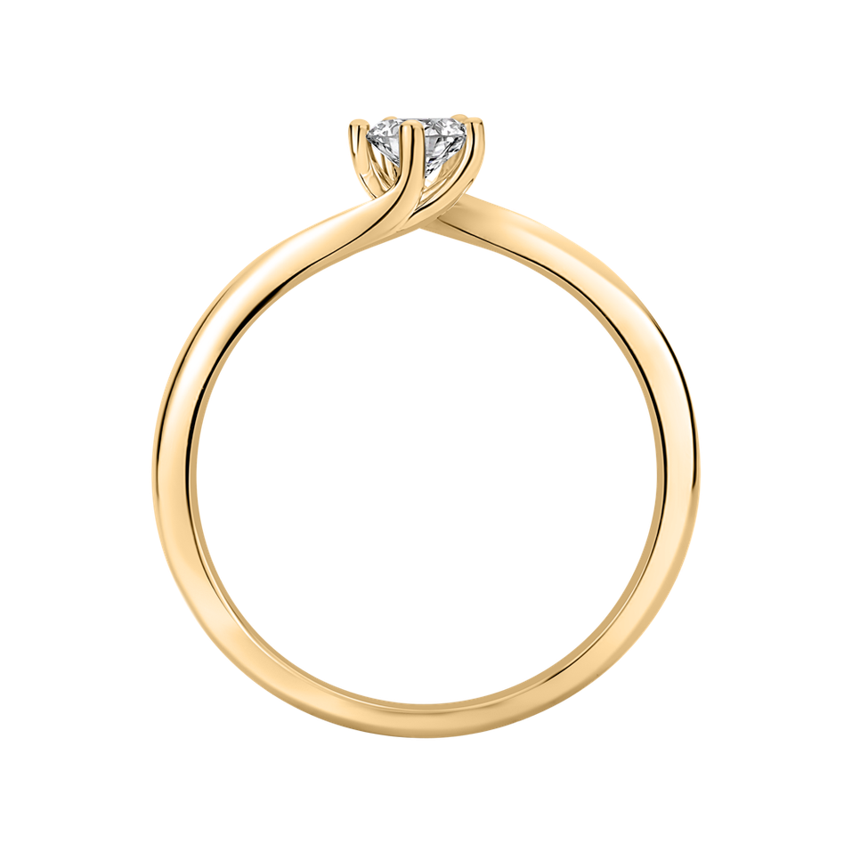 Prsteň s diamantom Vivid Love