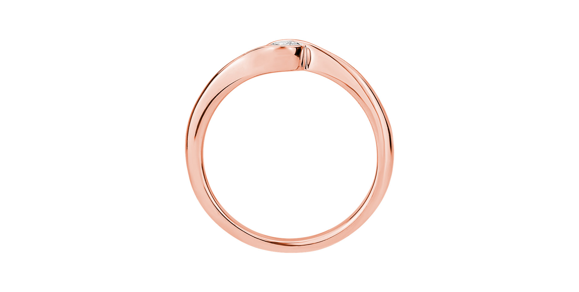 Prsteň s diamantom Shiny Joy