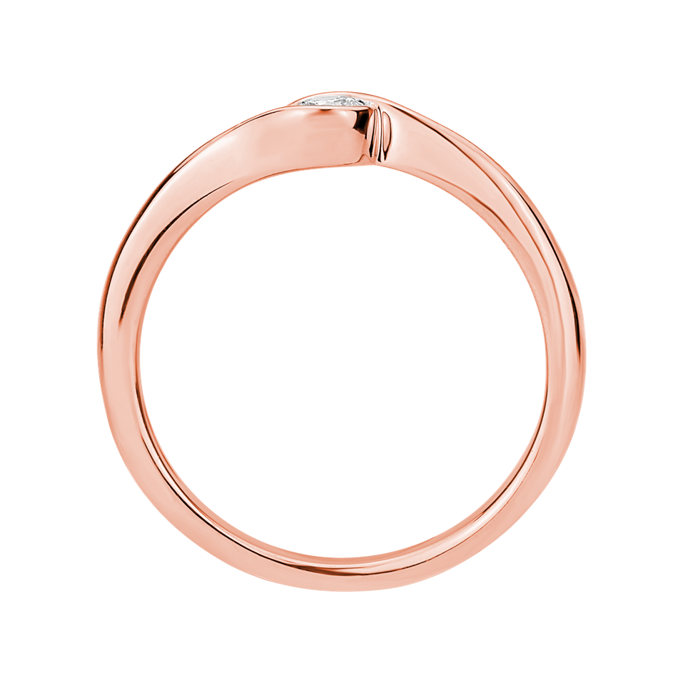 Prsteň s diamantom Shiny Joy
