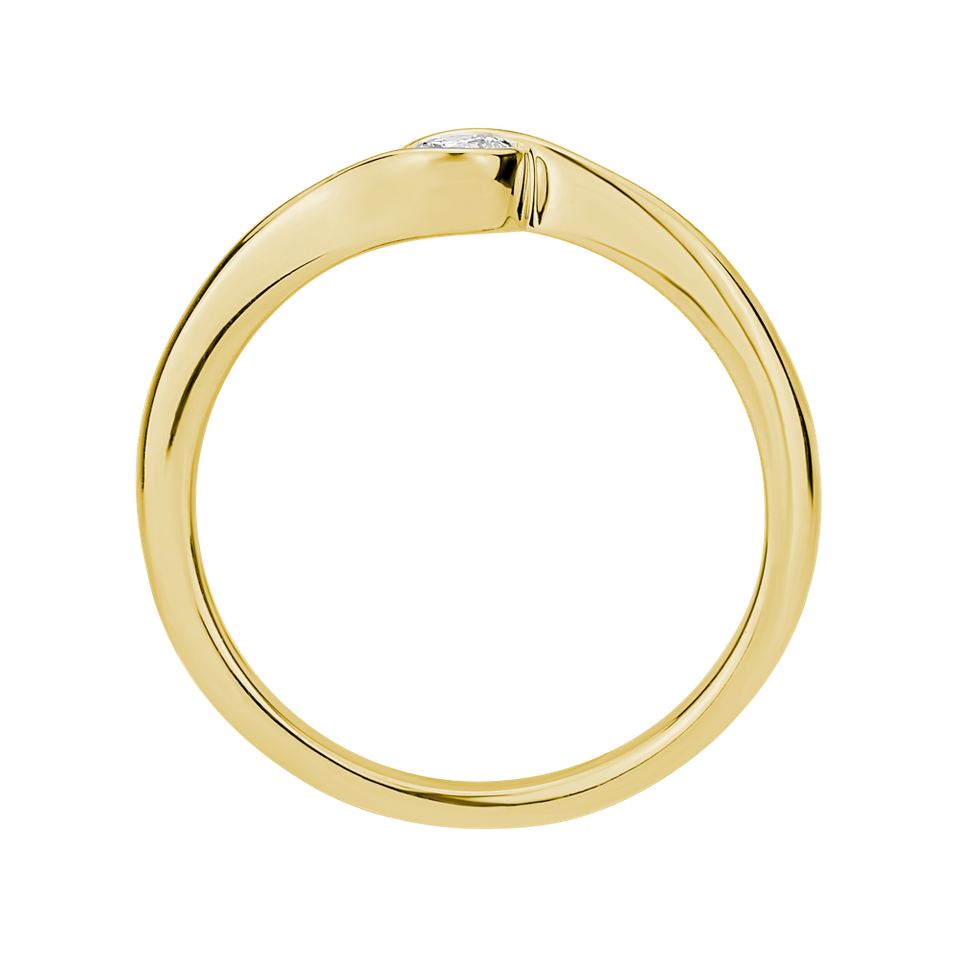 Prsteň s diamantom Shiny Joy
