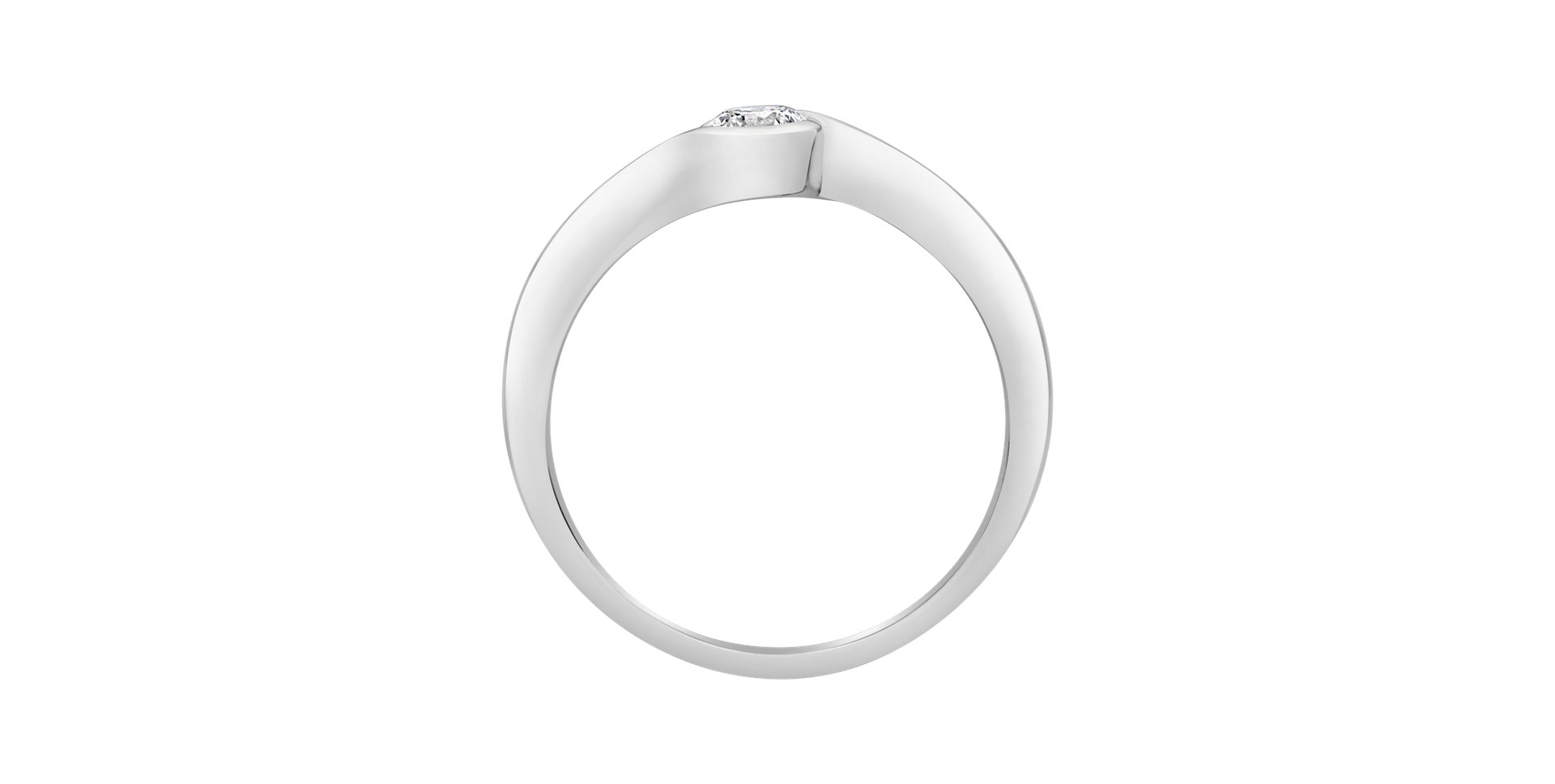 Prsteň s diamantom Shiny Joy