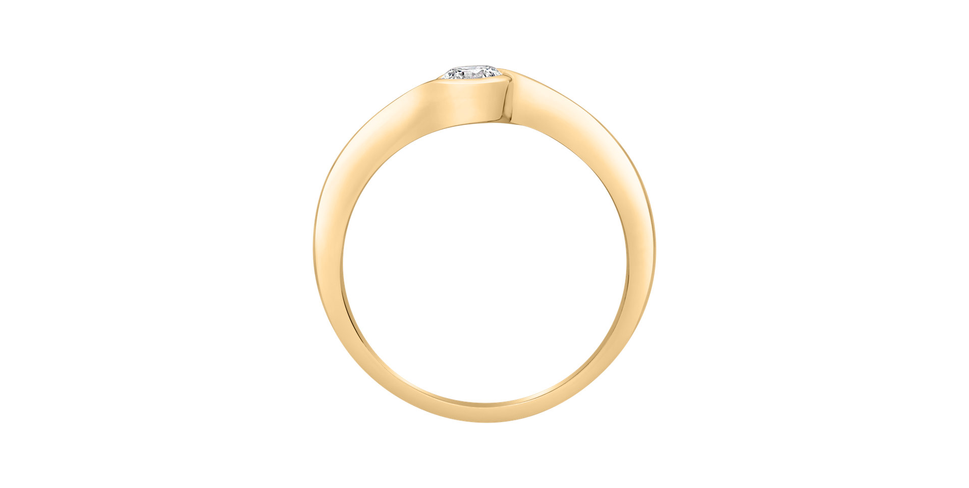 Prsteň s diamantom Shiny Joy