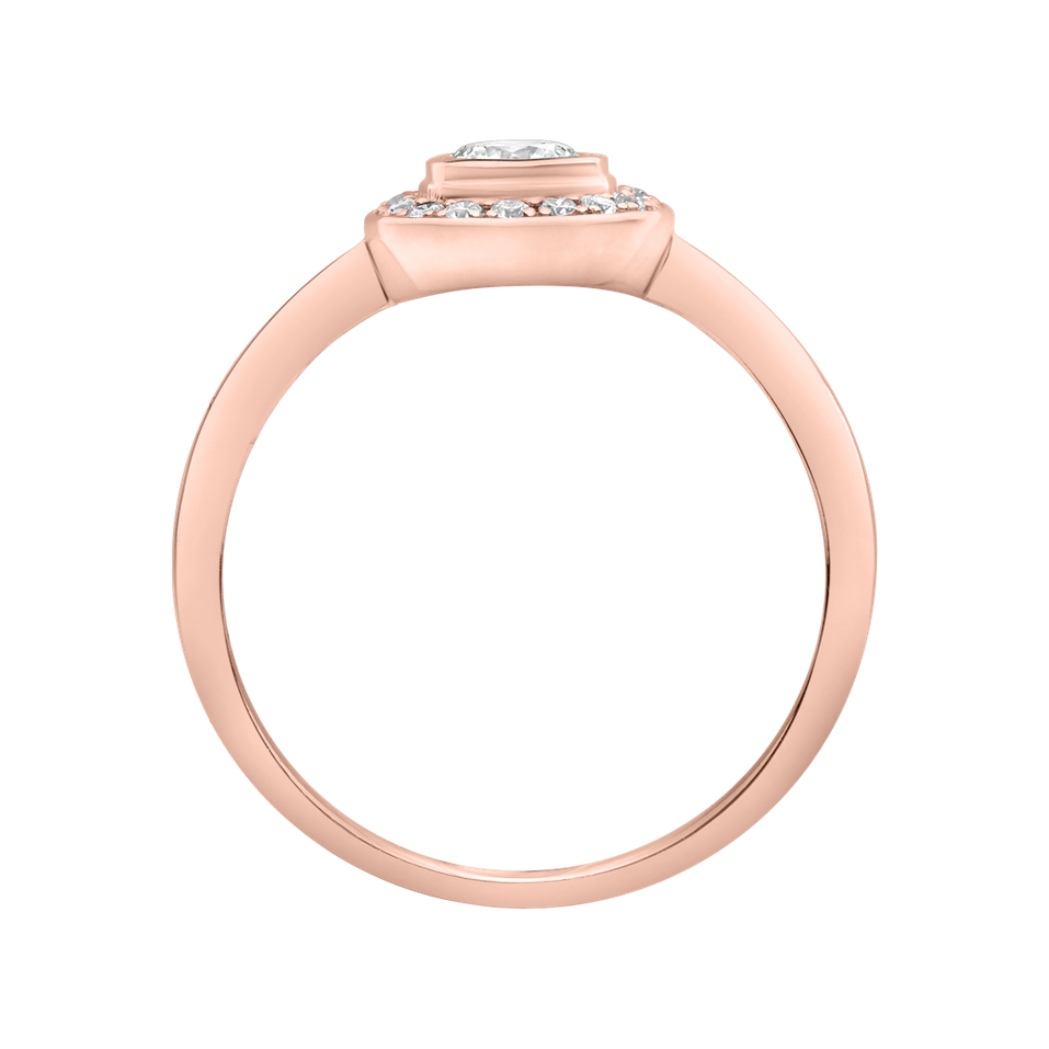 Prsteň s diamantmi Sun Highness