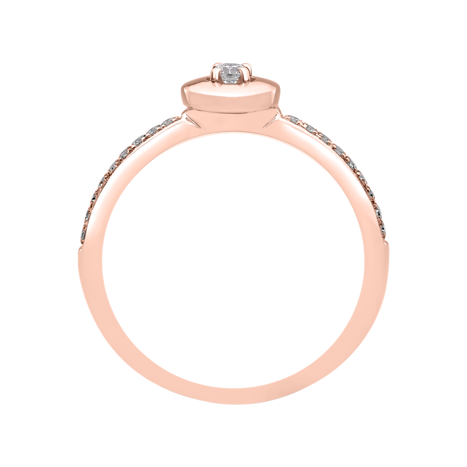 Prsteň s diamantmi Moon Opus