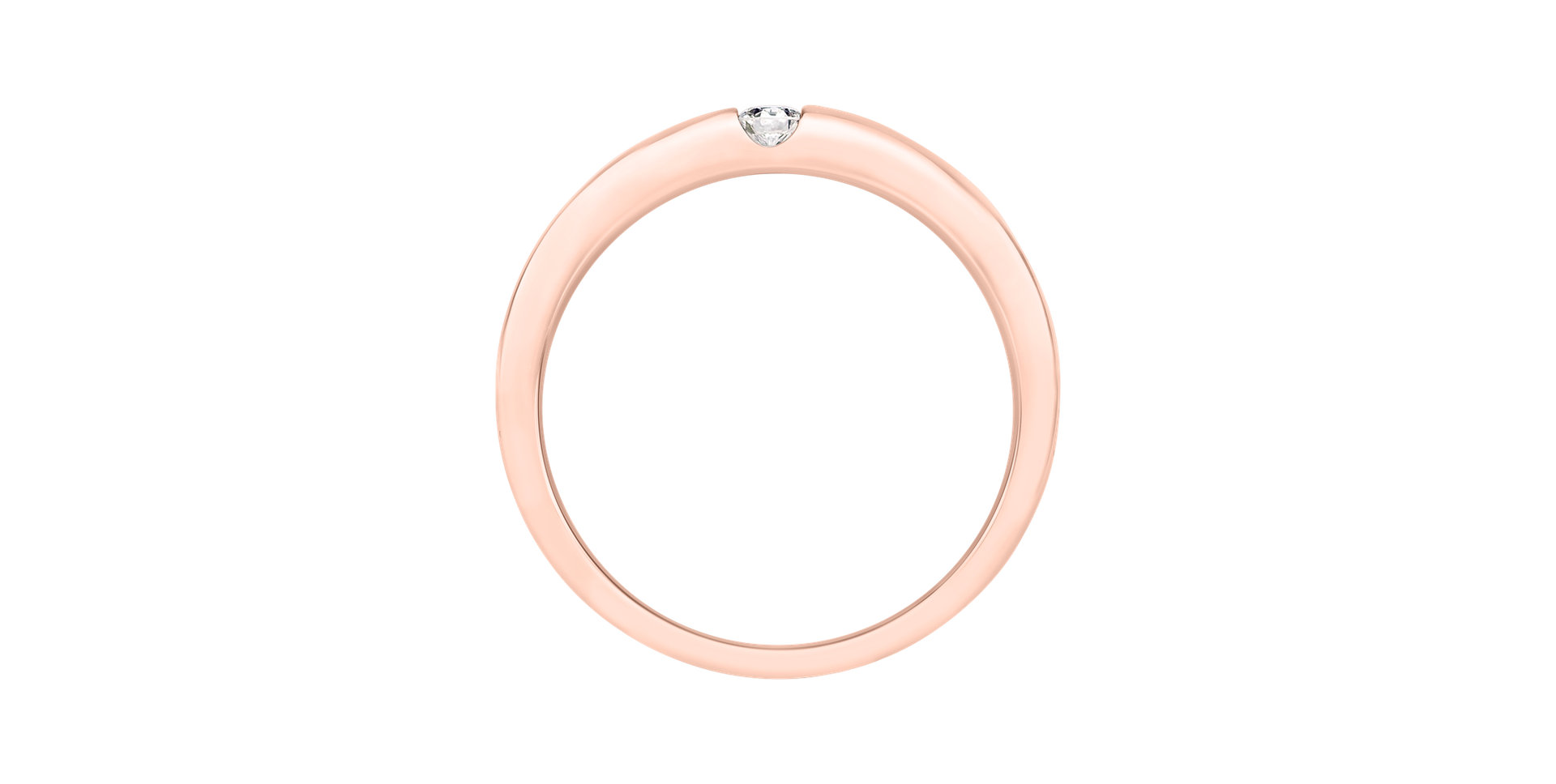 Prsteň s diamantom Tender Love