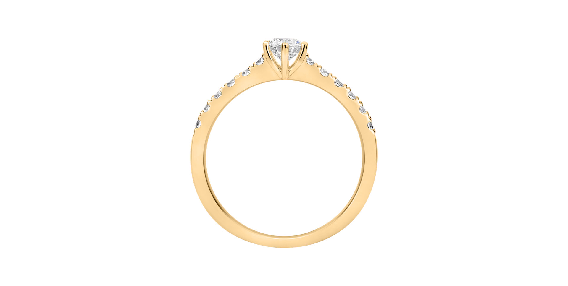 Prsteň s diamantmi Sparkling Love