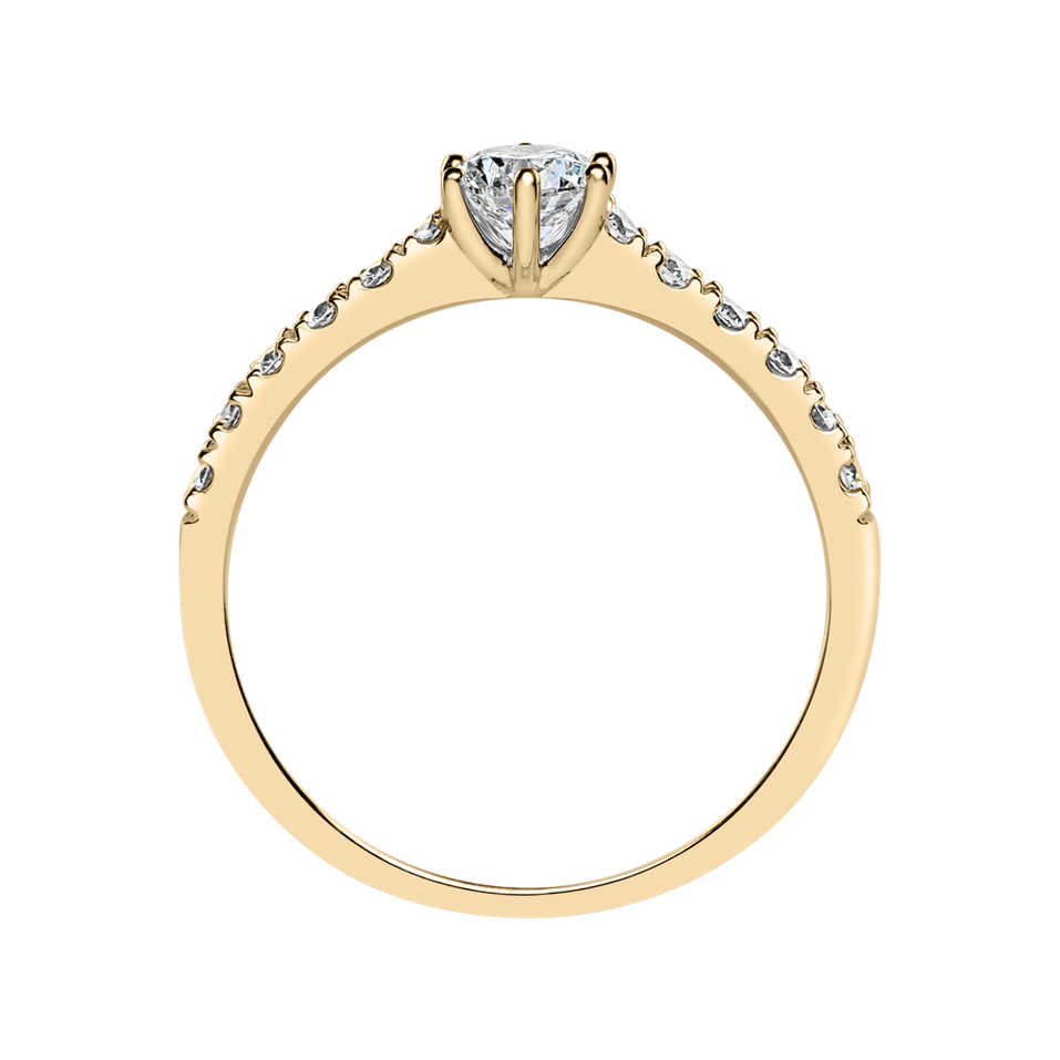 Prsteň s diamantmi Sparkling Love