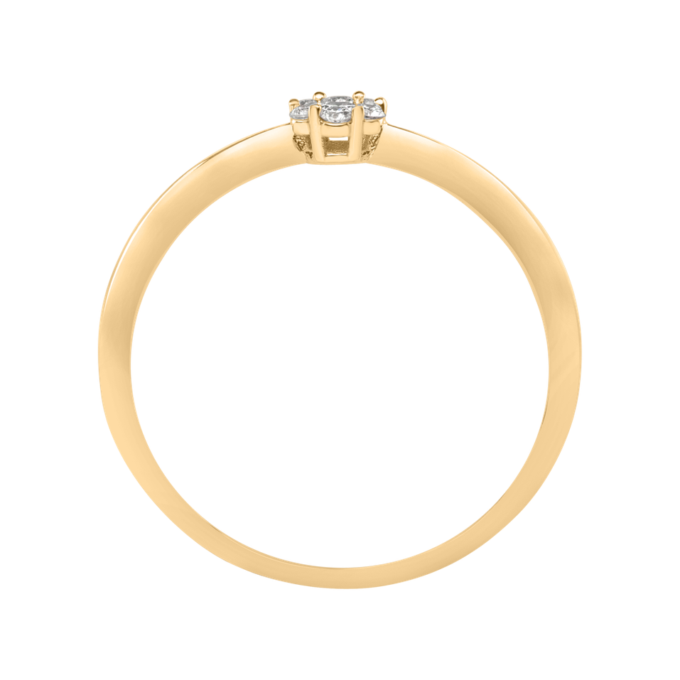 Prsteň s diamantmi Shiny Constellation