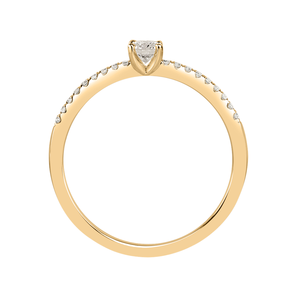 Prsteň s diamantmi Gem Simplicity