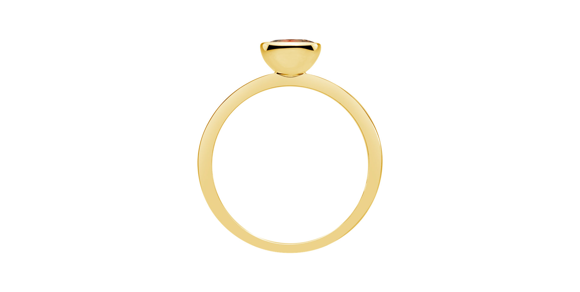 Prsteň s citrínom madeira Bonbon