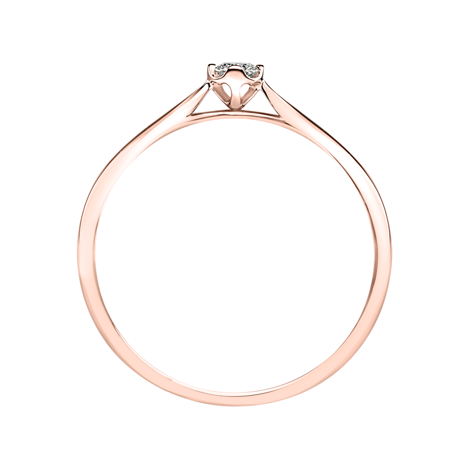 Prsteň s diamantom Precious Love