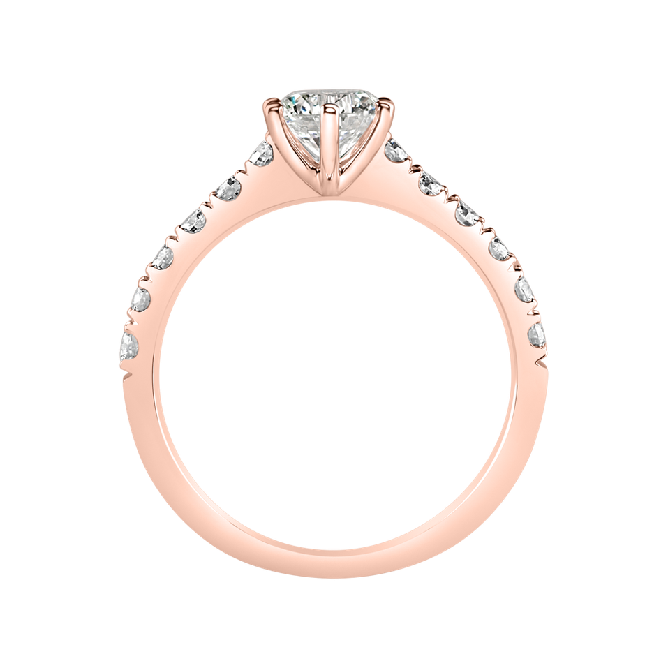 Prsteň s diamantmi Sparkling Love