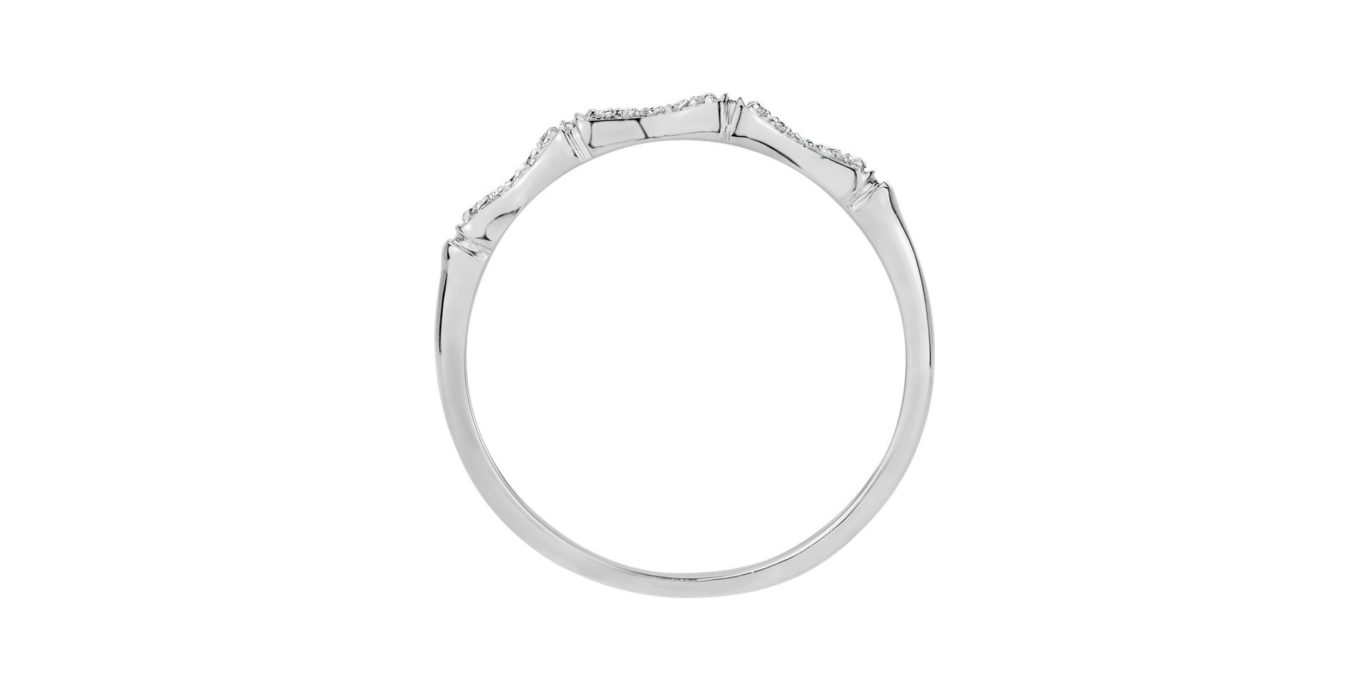 Prsteň s diamantmi Simplicity