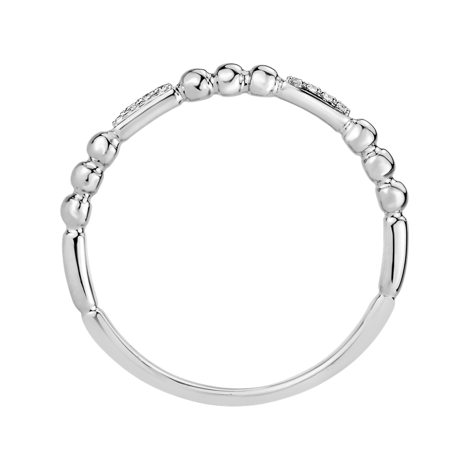 Prsteň s diamantmi Simplicity