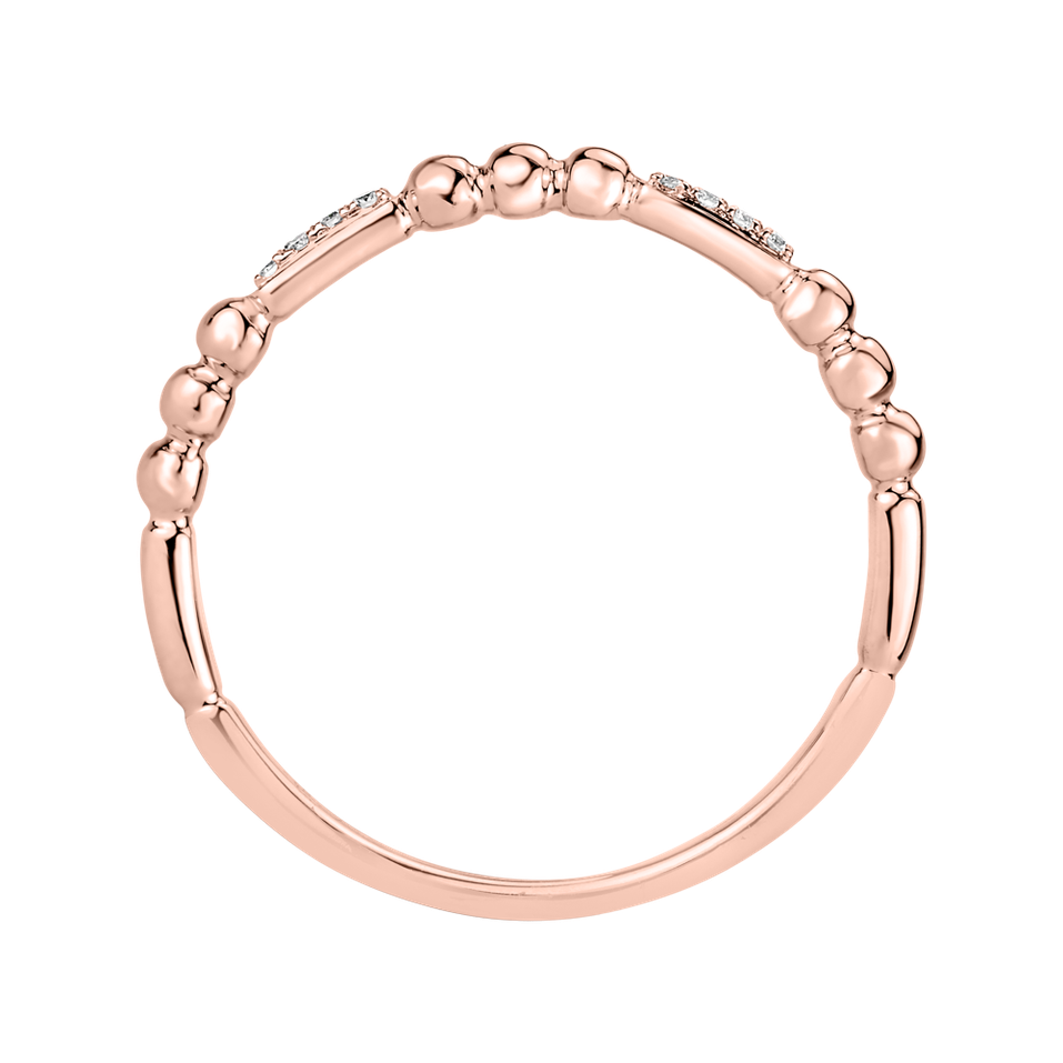 Prsteň s diamantmi Simplicity