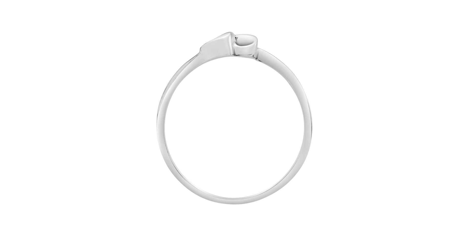 Prsteň s diamantom Love Message