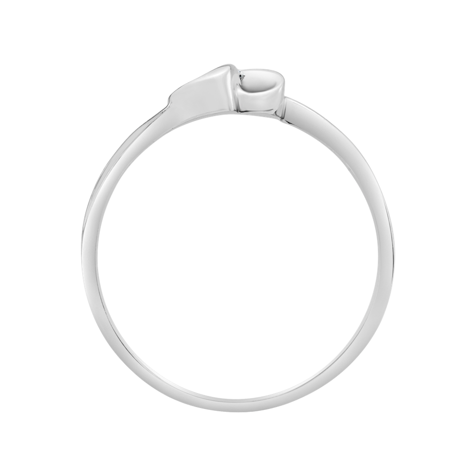 Prsteň s diamantom Love Message