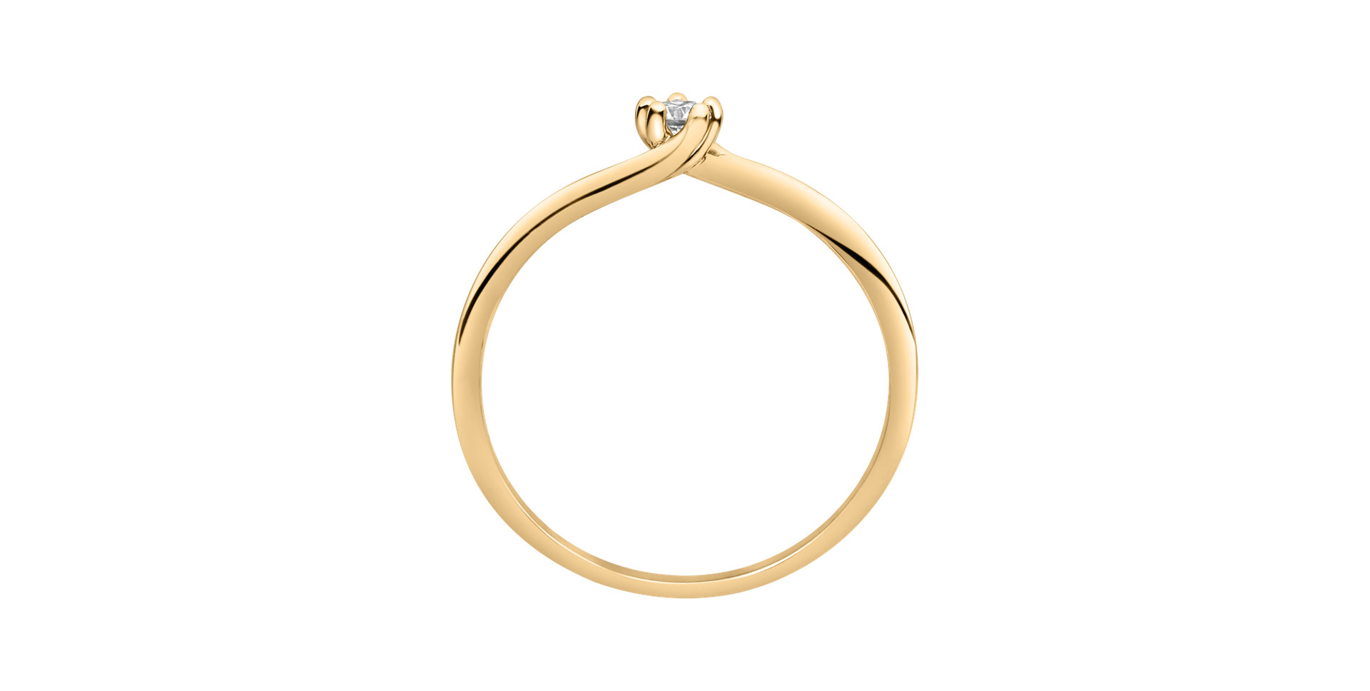 Prsteň s diamantom Vivid Love