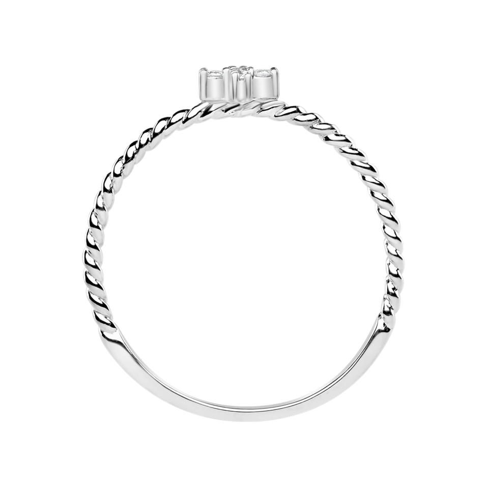 Prsteň s diamantmi Cross