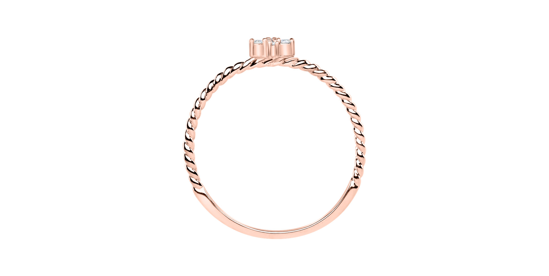 Prsteň s diamantmi Cross