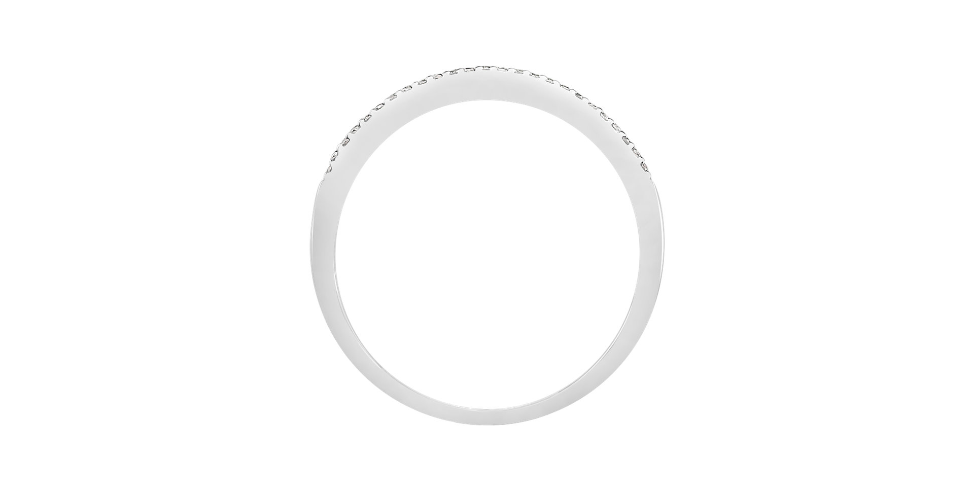 Prsteň s diamantmi Shiny Line