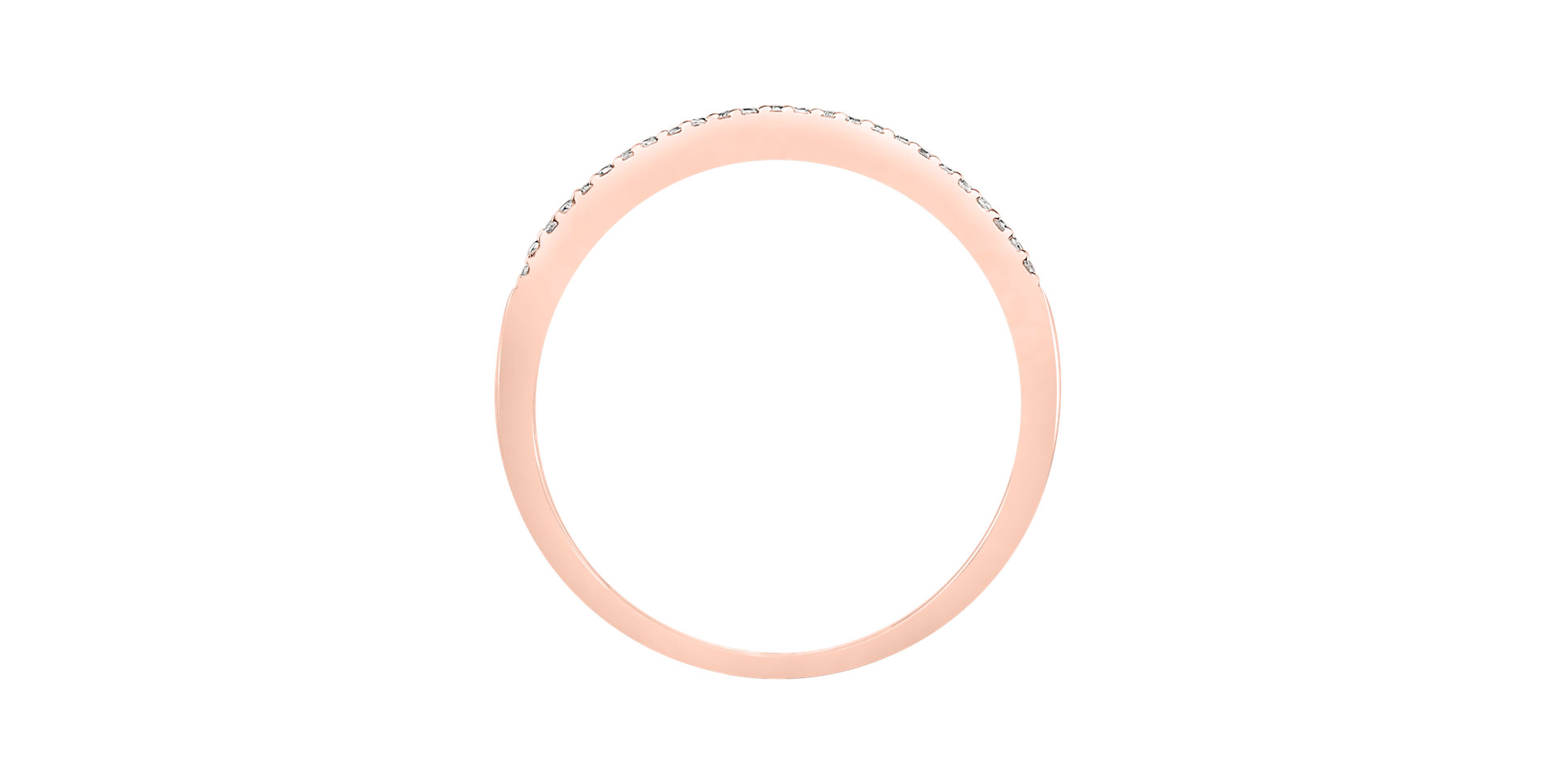 Prsteň s diamantmi Shiny Line